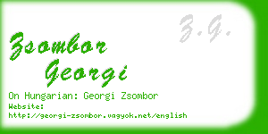 zsombor georgi business card